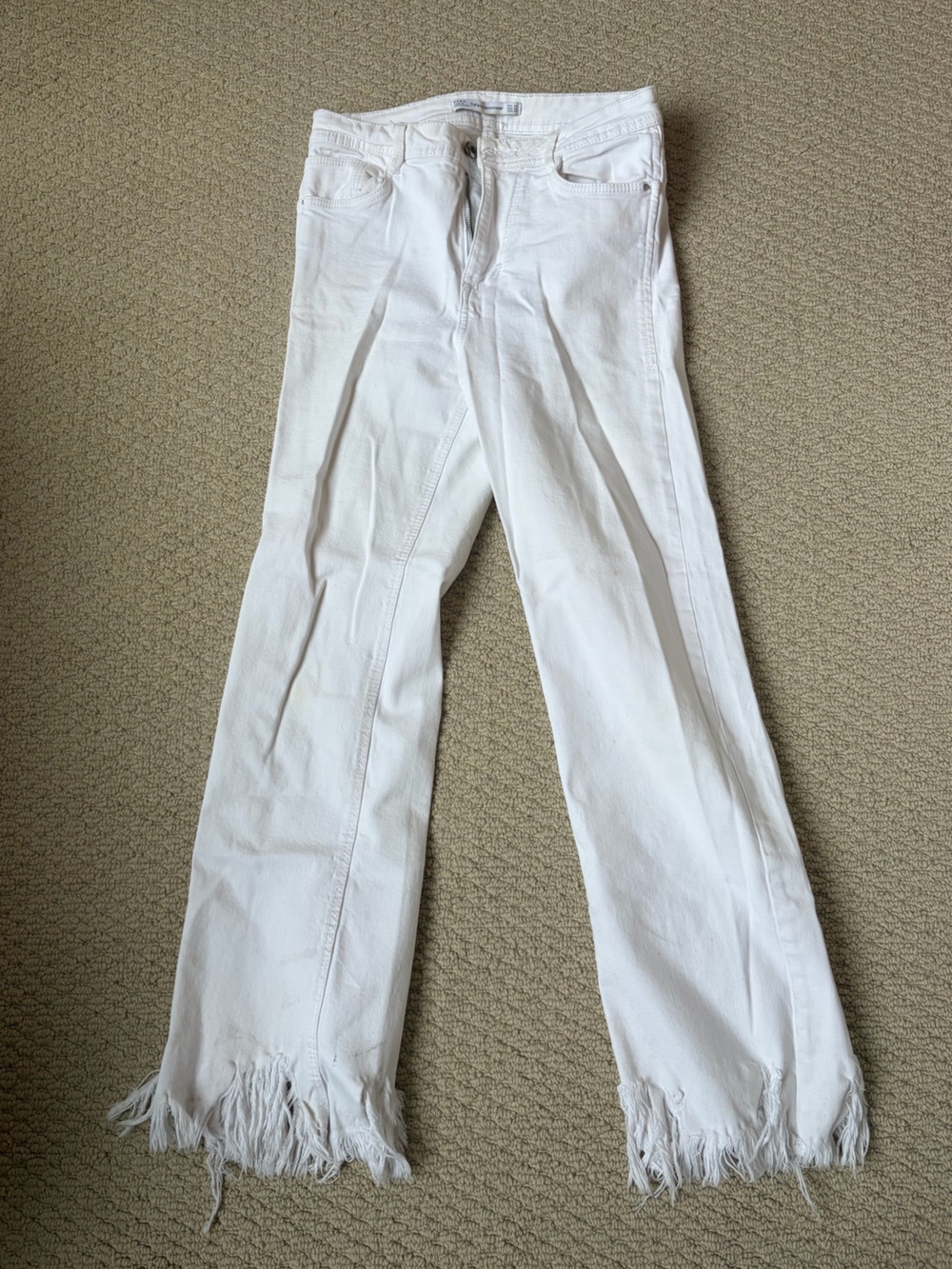 Zara White Trafaluc Denimwear Jeans